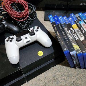 PlayStation 4 with Cords